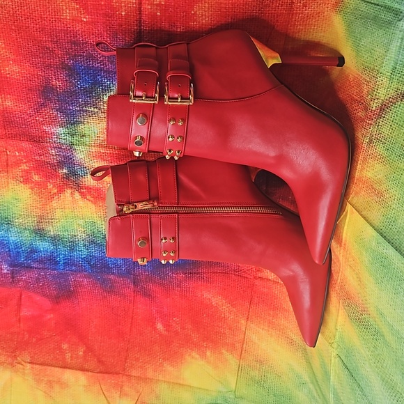 MICHAEL KORS LEATHER AMAL ANKLE BOOTIE SZ. 8.5 M - Picture 2 of 16